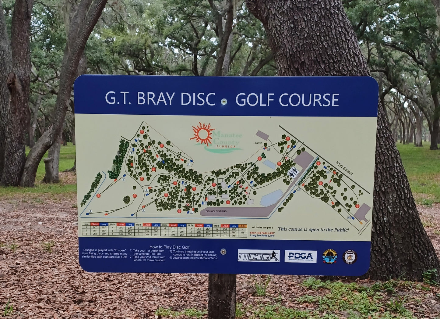 Course Sign - GT Bray