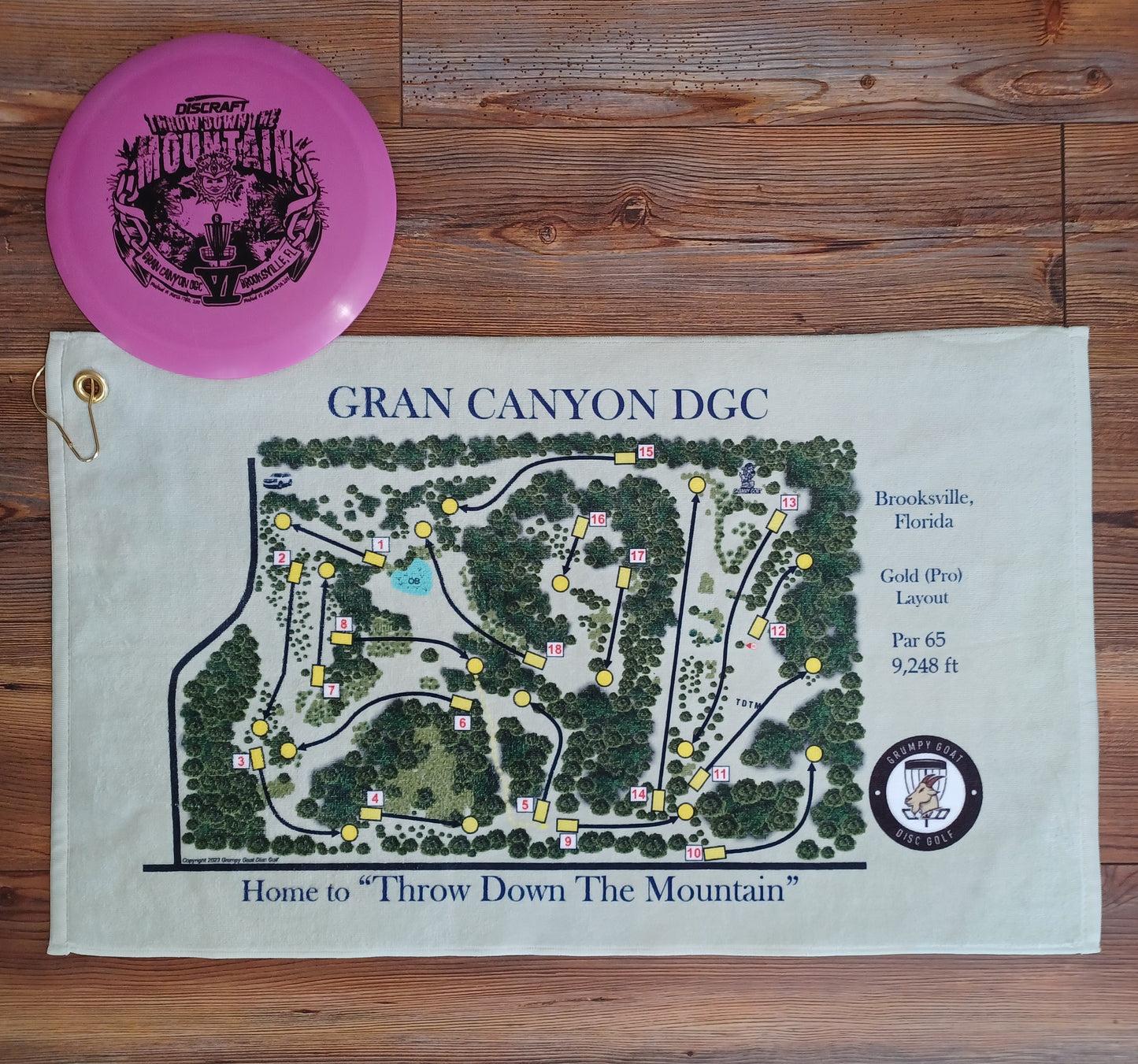 Gran Canyon Disc Golf Towel ***FREE SHIPPING***