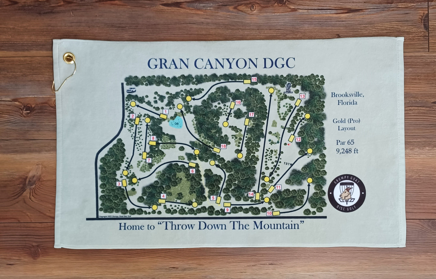 Gran Canyon Disc Golf Towel ***FREE SHIPPING***