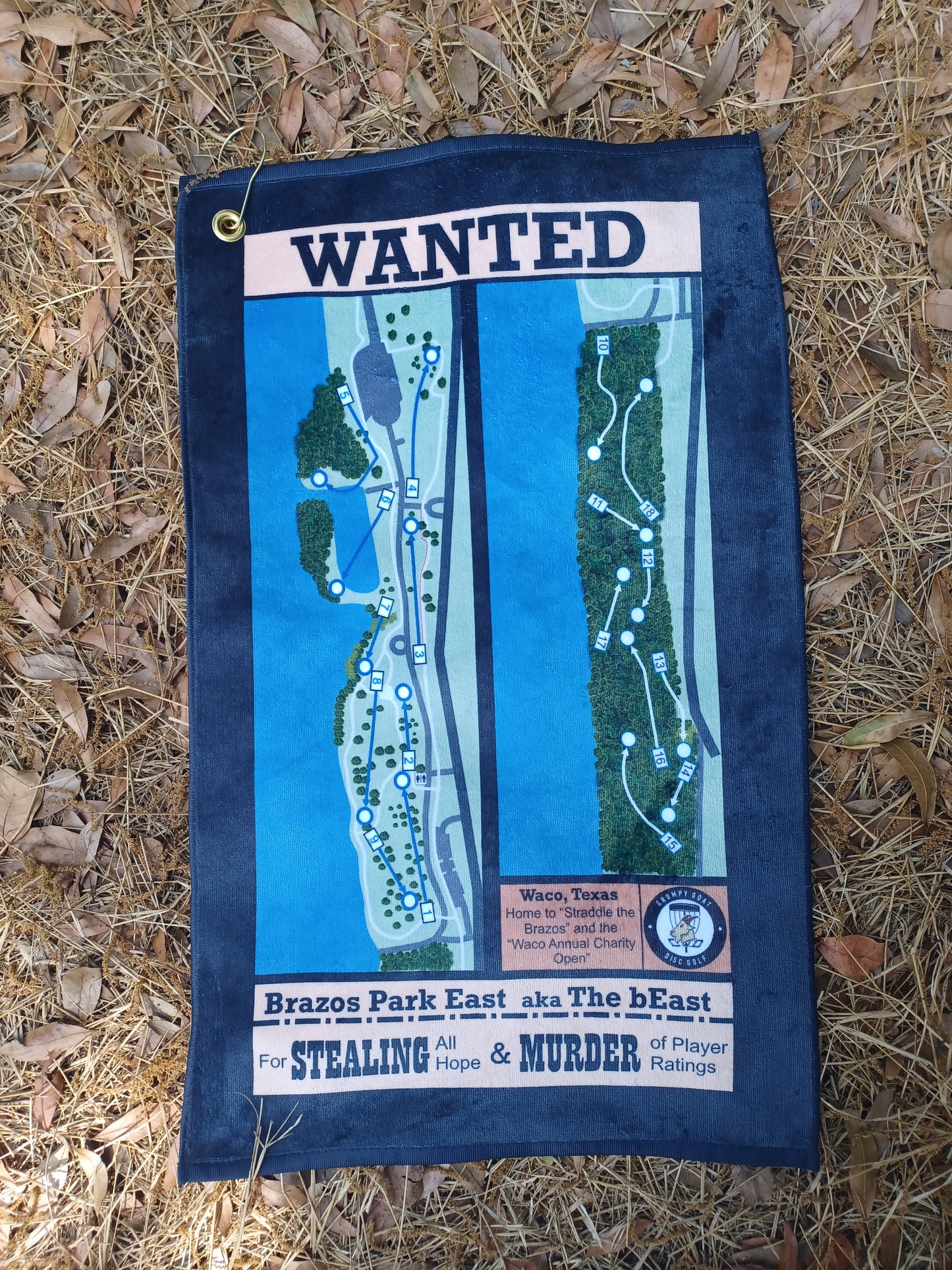 Brazos East Disc Golf Towel ***FREE SHIPPING***