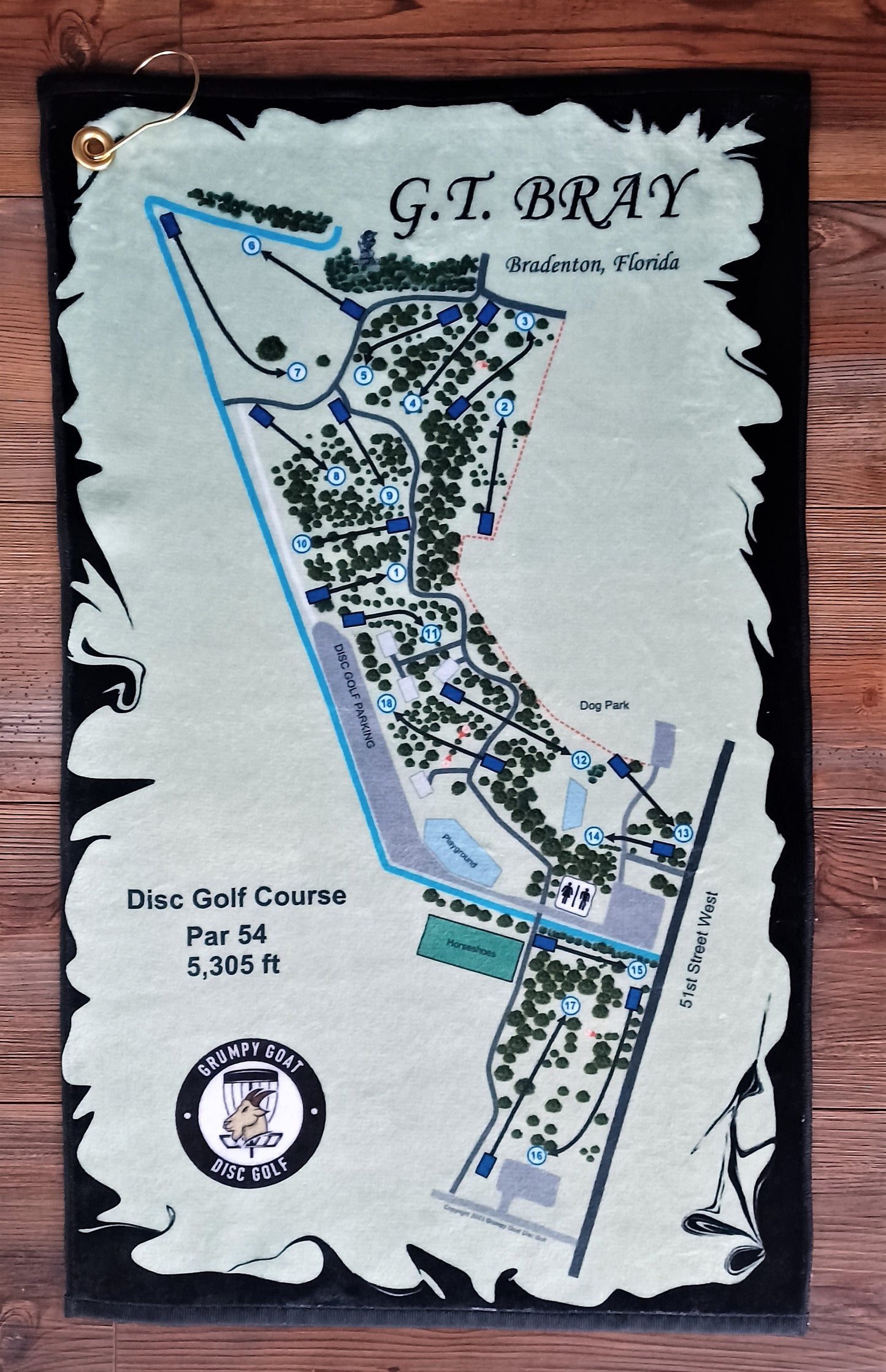GT Bray Plush Disc Golf Towel ***FREE SHIPPING***