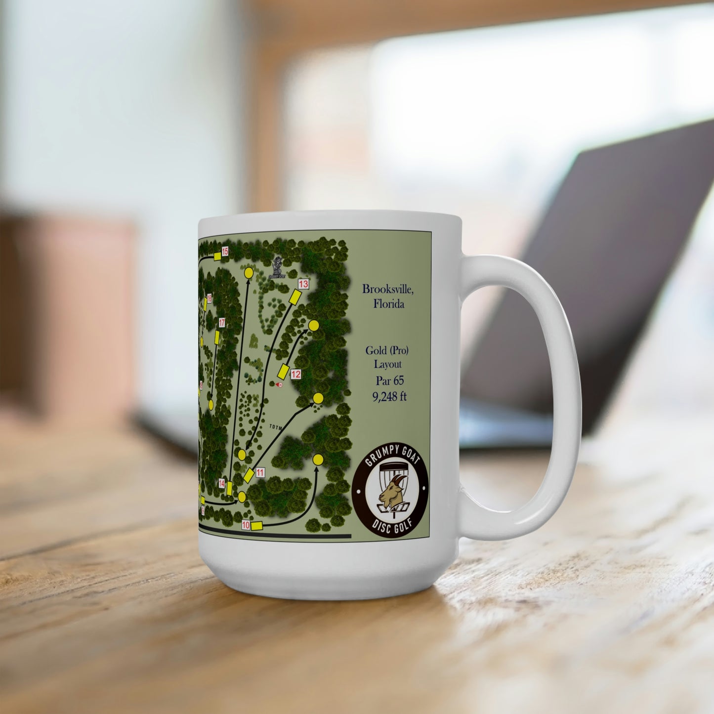 Gran Canyon Disc Golf Course Ceramic Mug 15oz